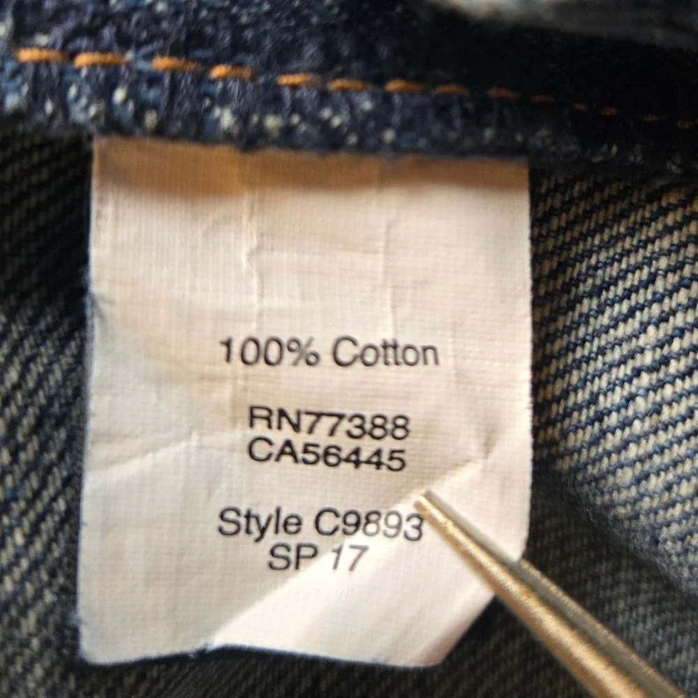 J. Crew The Sutton Mens 34(32)x34(36) Straight Leg‎ Blue Wash Denim Jeans READ